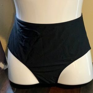 NWT, Beachsissi, black, high waisted swim bottoms